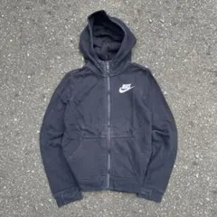 バ*ル様 00s oldnike フェード ブラック 短丈 ジップパーカー シテ 00s oldnike フェード ブラック ジップパーカー シティーボーイ 短丈