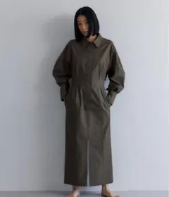 CASA FLINE バックオープンワークスリットドレス