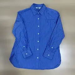UNIQLO ユニクロ　コットンシャツ　ストライプ　S