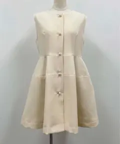 【美品】PICCIN ピッチン　パニエパールジレ　アイボリーのサムネイル