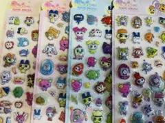 たまごっち きゅん〜 ぷっくりシール 3Dシール 立体シール 4枚