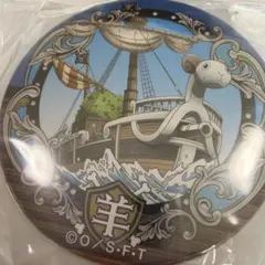 ワンピース　ONE PIECE 輩缶バッジ　メリー号　羊