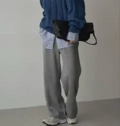 Lavish Gate♡裏起毛リラックスニットパンツ