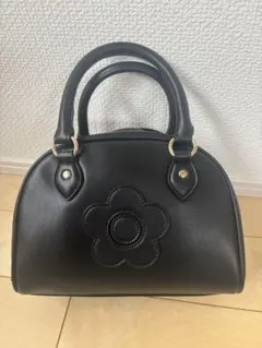 MARY QUANT スムーステリーヌデイジーパッチ ミニボストン