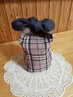 10 スープジャー ケース ポーチ ハンドメイド ピンク チェック