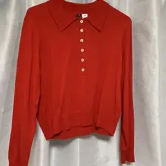 H&M ニットポロ