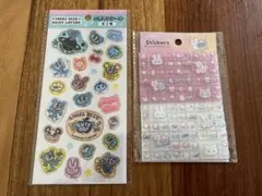 エンジェルブルー エポキシシール タイルシール キラキラアニマル