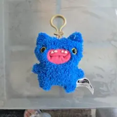 FUGGLER ファグラー キーリング ぬいぐるみ 青 スクリーチ - メルカリ