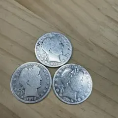 K*i様 1912年 アメリカ バーバーコイン ハーフダラー 4枚セット - メルカリ