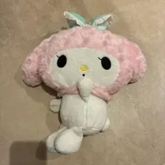 マイメロディ ぬいぐるみ 耳付き ピンク