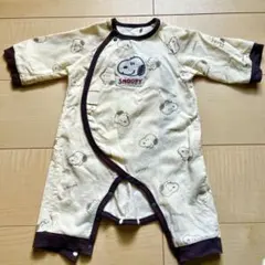 SNOOPY スヌーピー 長袖カバーオール 60cm-70cm