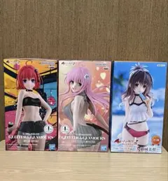 To LOVEる フィギュア 3点セット まとめ売り ララ 金色の闇 モモ
