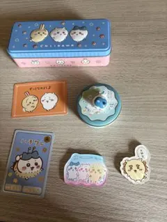 ちいかわ 缶ケース マグネット カード　入浴剤玩具セットのサムネイル