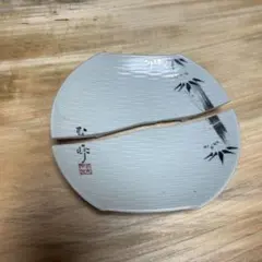 金継ぎ用　練習用　Kintsugi お皿　取り皿　浅い皿　昭和レトロ　当時物のサムネイル