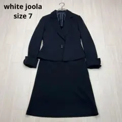 ● white joola ブラックフォーマル　スカートスーツ　7号