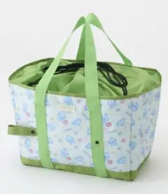 ハンギョドン　保冷バッグ　エコバッグ　ショッピングバッグ　サンリオ　しまむら　緑