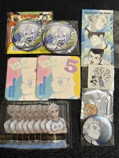 ハイキュー ファンパーク 星海光来 カード 缶バッジ ステッカー