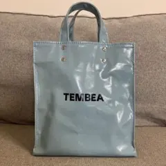 TEMBEA テンベア パープルチェック PVC ビニール トートバッグ - メルカリ