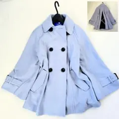 未使用に近い　現行　ブルーレーベルクレストブリッジ　ピーコート　メガチェック