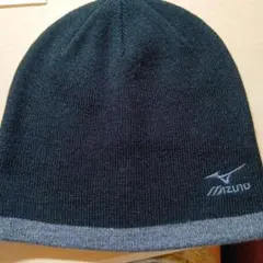 MIZUNO ニット帽 ビーニー ブラックのサムネイル