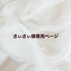 さぃさぃ様専用ページ