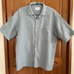 CIAOPANIC TYPY 半袖シャツ ワッフル調シャツ　ライトブルー　L