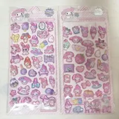 マイメロぷくぷくシール 2枚セット 未開封