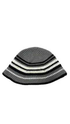 クラッシャーハット　クロシェハット　ビーニー　バケットハット　ニット帽　春夏