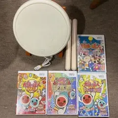 匿名配送　送料無料　太鼓の達人　縁日の鉄人　タタコンセット　wiiuでも遊べます
