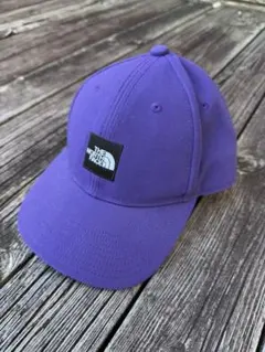 美品 ザ・ノース・フェイス スクエアロゴキャップ NN41911 パープル