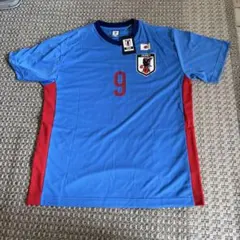 SAMURAI BLUE プレイヤー用Tシャツ Ｌサイズ 9番
