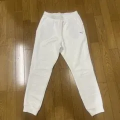 PUMA ホワイト ジョガーパンツ Mサイズ