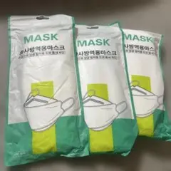 韓国マスク 白 10枚入り　3袋