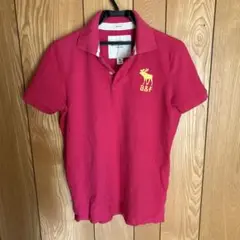 アバクロ　ピンク ポロシャツ XL