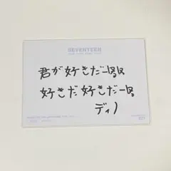SEVENTEEN セブチ　ディノ　トレカ　ドーム　2020 DINO