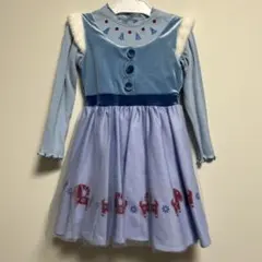 【新品未使用】アナと雪の女王　コスチューム　ワンピース　100cm ハロウィン