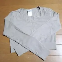 H&M リブ編み長袖トップス M