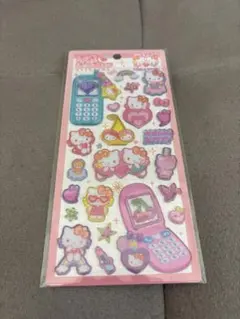 サンリオ 平成ハッピーフォン ステッカー シール　キティ　正規品