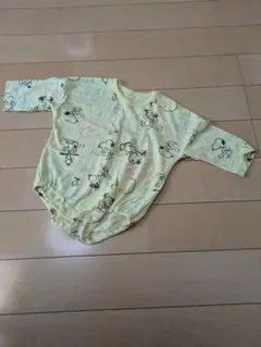 スヌーピー 長袖 ロンパース 80サイズ 秋服