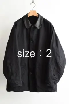 2025年最新】comoli デニムワークジャケット ブラック 2の人気アイテム