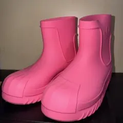 adidas レインブーツ　長靴　 ピンク　25.5cm