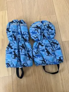 足カバー　　フットカバー　キッズ　男の子　恐竜　雪遊び