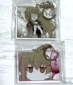 ゆずソフト 四季ナツメ アクリルキーホルダーセット ゆずソフト カフェ