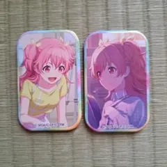 プロセカ 桃井愛莉 スクエア缶バッジ 2個セット