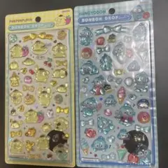 ポムポムプリン&ハンギョドン ボンボンドロップシール