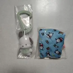 サンリオキャラクターズ　カラフルカラビナ&レトロレッスンバッグ　ポチャッコ