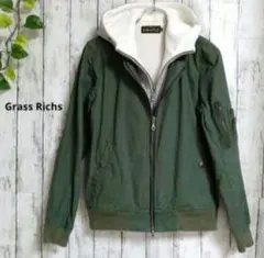 grass richs グラスリッチ unisex ミリタリー風 ブルゾン