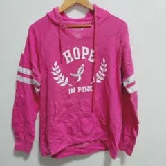 susan g. komen 【L】HOPE IN PINK フード付トレーナー