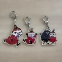 ムーミン リトルミイ アクリルキーホルダー 3点セット