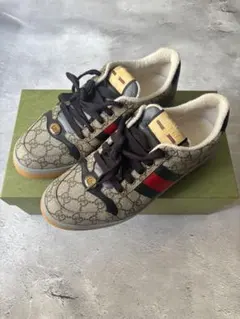 美品】GUCCI スクリーナー スプリーム スニーカー 7 - メルカリ